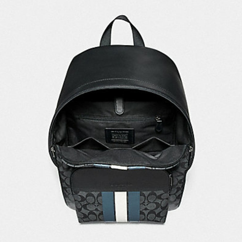 ⚜Coach HOUSTON BACKPACK IN SIGNATURE CANVAS. - Picture 6 of 7